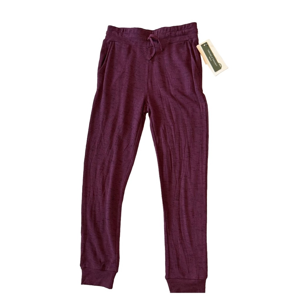 Threads 4 Thought ReActive Jogger Plum Purple Sustainable Lounge Girls  Size 12